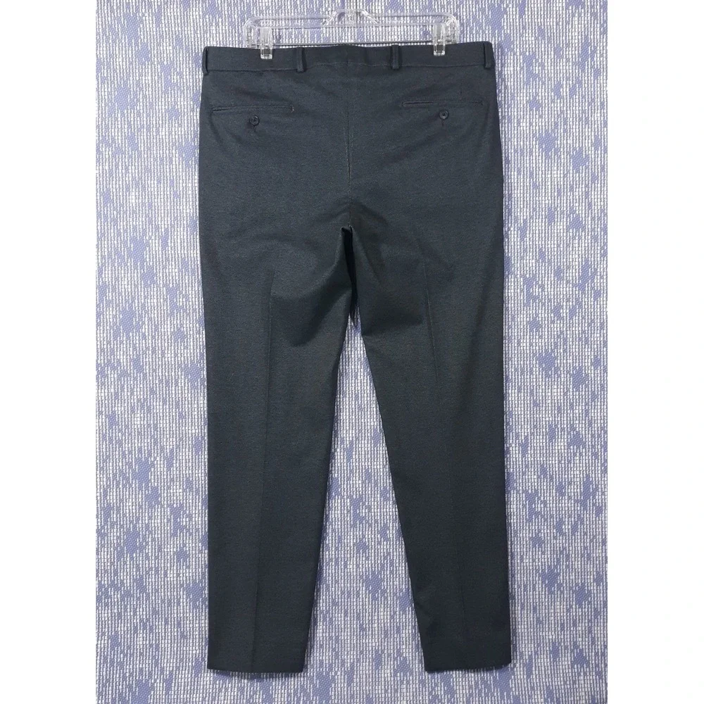 Ballin Comfort-EZE Dress Pants Mens Size 38 x 31 Blue Stretch Made In Canada
